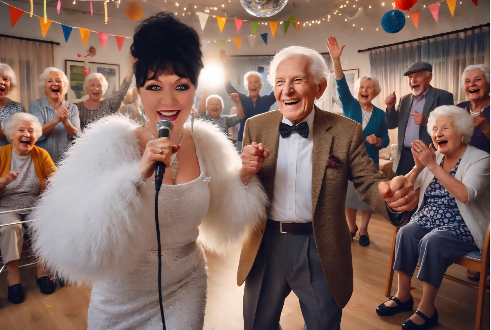 Kelica loves to make Seniors happy through singing
